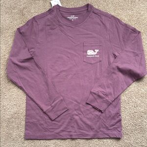 Vineyard Vines Purple Long Sleeve Tee